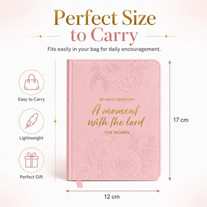 365 Daily Devotional Journal for Women | A Moment With God Every Day
