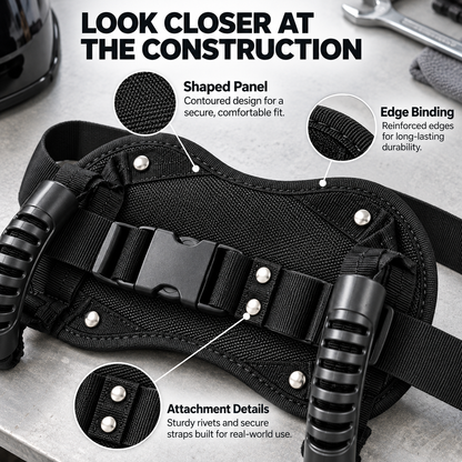 Ride Together Motorcycle Passenger Grab Belt