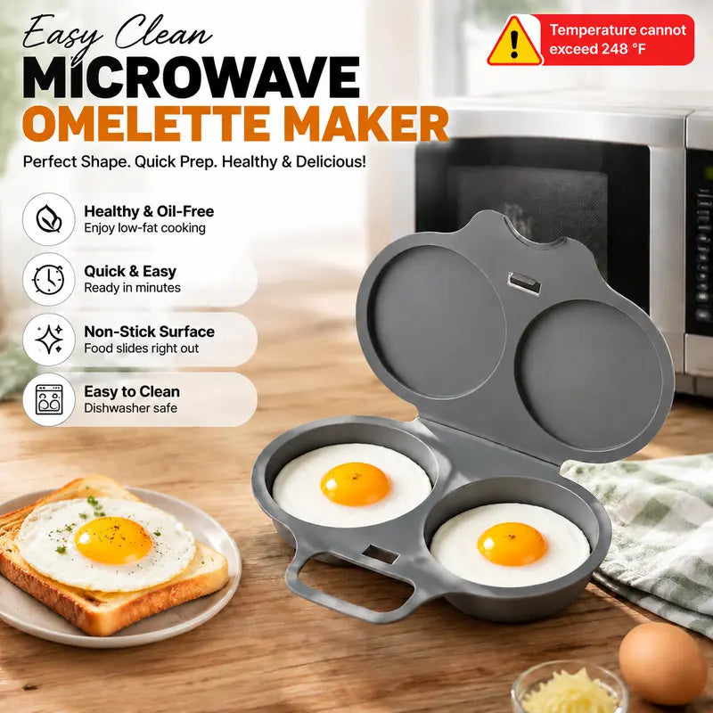 Microwave Egg Steamer Mold BPA Free