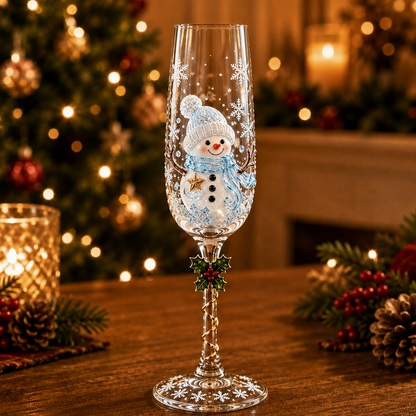 Christmas Magic Champagne Glass Collection