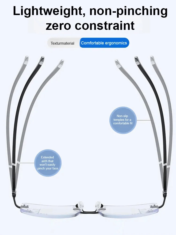 Frameless Blue Light Glasses