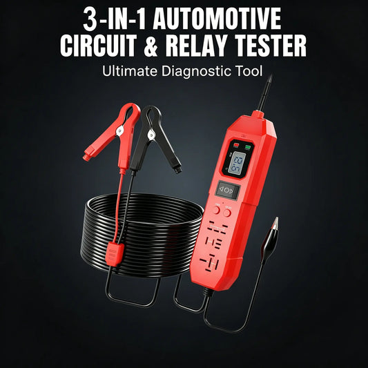 3-in-1 Automotive Circuit Tester 3.5-36V Power Probe, Relay, Fuse & Voltage Tester with Short Circuit Finder