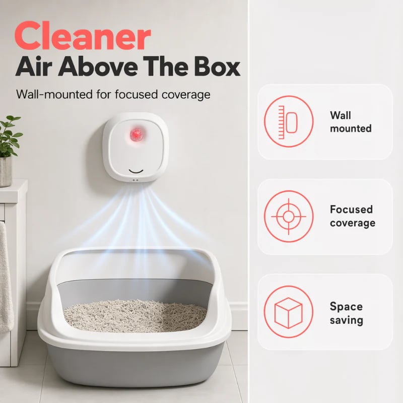Say goodbye to unpleasant odors with it! Smart Quiet Pet Odor Eliminator