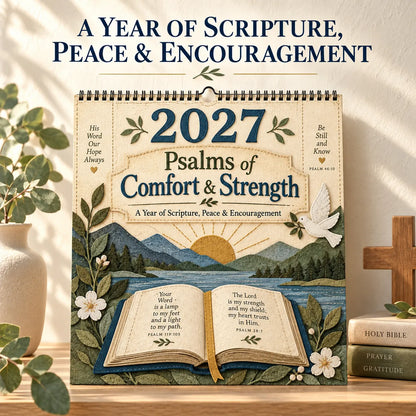 2027 Psalms Wall Calendar | Monthly Scripture & Christian Artwork