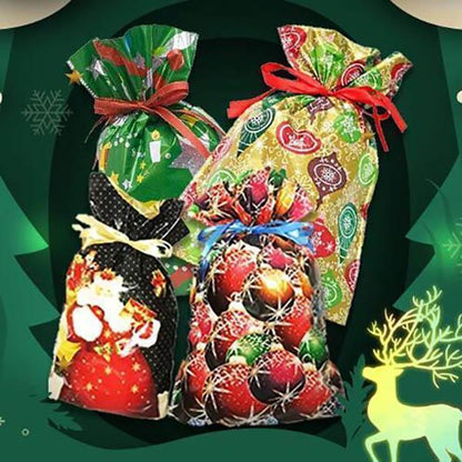 Drawstring Christmas Gift Bags (Biodegradable)