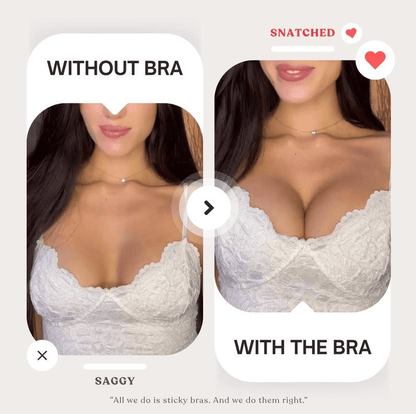 Push-up Sticky Bra Waterproof & Sweat-proof, Portable, Reusable, Washable, Essential for Travel Women's Wear