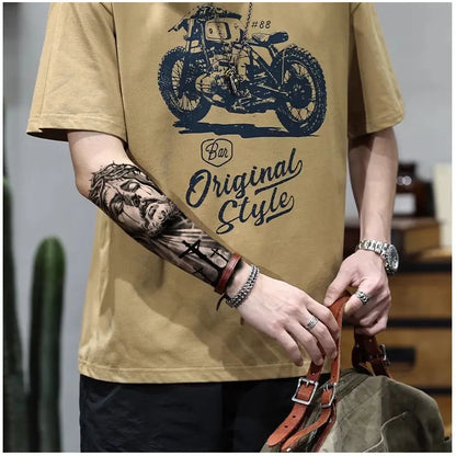 Large Black Temporary Tattoo Stickers