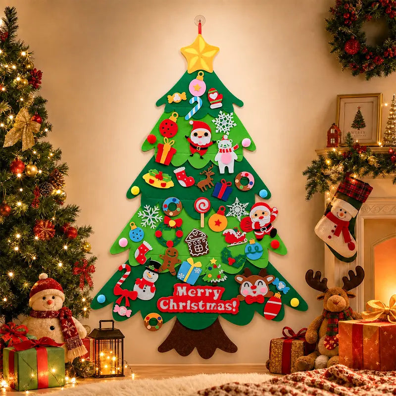 3.3FT DIY Felt Christmas Tree