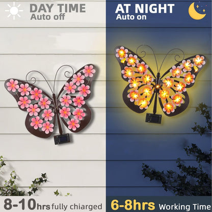 Solar Butterfly Garden Light