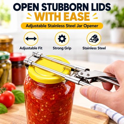 Adjustable Stainless Steel Can Opener