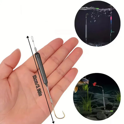 Pre-Tied Off Bottom Fishing Rig | Anti-Snag Floating Bottom Hook Leaders
