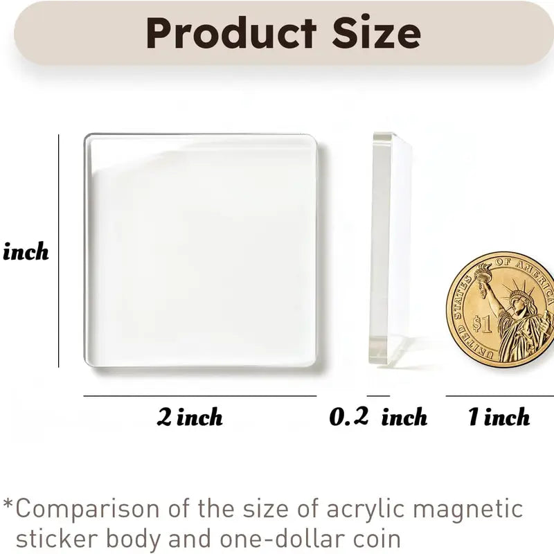 DIY Magnetic Photo Frame Set