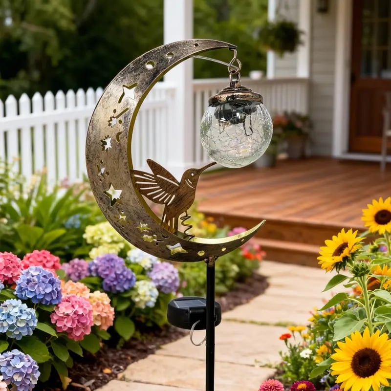 Hummingbird Moon Solar Light