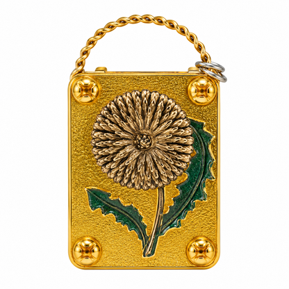 Mini Brass Flower Press Pocket-Sized Botanical Keepsakes