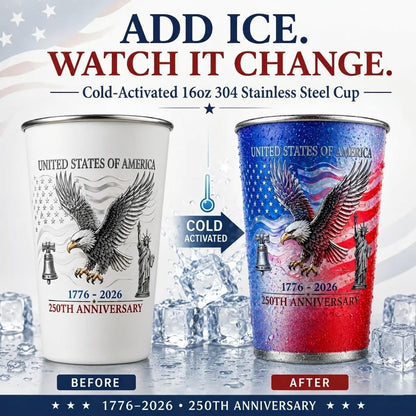 Color-Changing Patriotic Beer Cup
