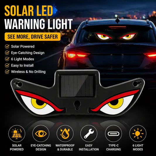 Dynamic LED Rear Window Display - Vampire Devil Eye