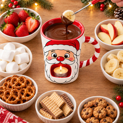 Santa s Sweet Melt Christmas Chocolate Fondue Mug