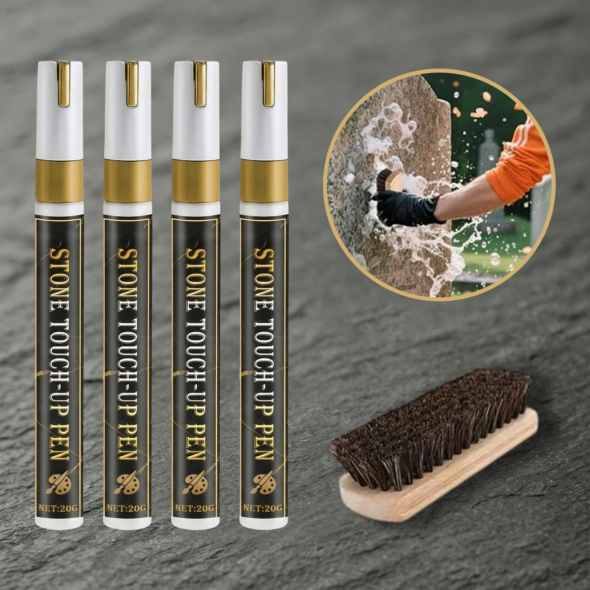 Gold Engraving Marker Restore Faded Inscriptions with Care