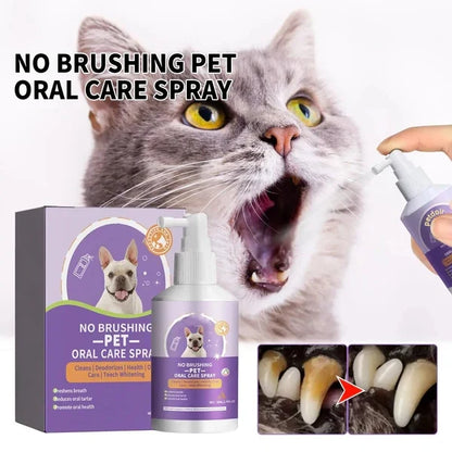 No-Brushing Oral Care Spray for Dogs & Cats