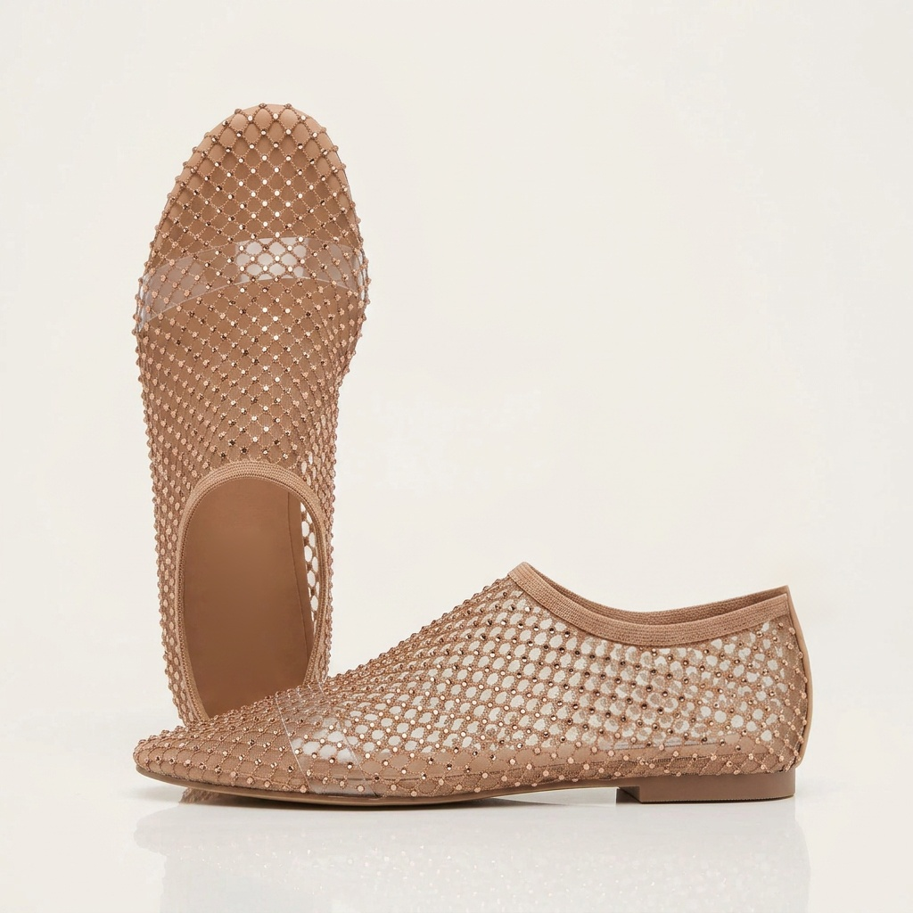 Women's Rhinestone Flat