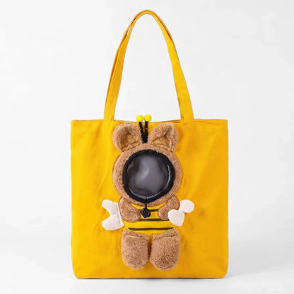 Portable Pet Carrier Tote Bag Comfortable Travel Bag for Dogs & Cats