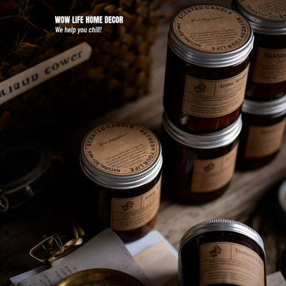 Brown Woody Soy Candle