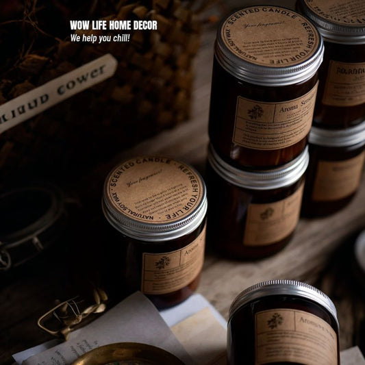 Brown Woody Soy Candle