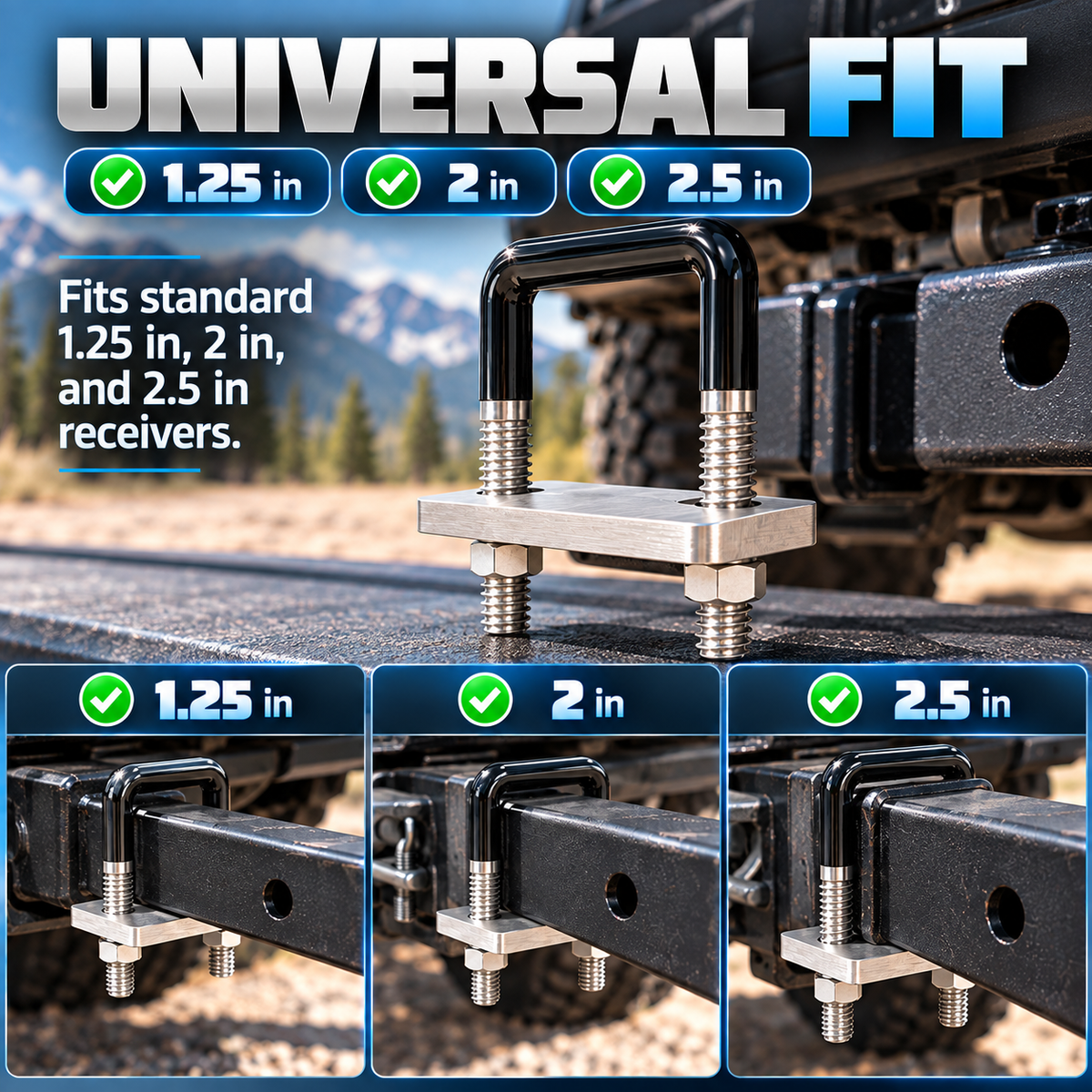 Ultimate Trailer Hitch Tightener & Anti-Rattle Stabilizer