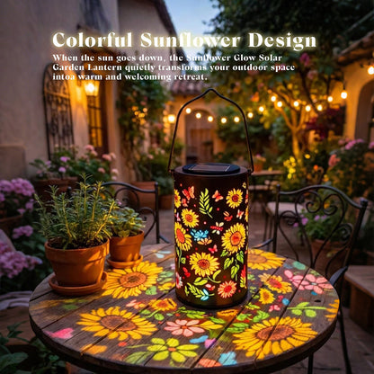 Sunflower Solar Garden Lantern
