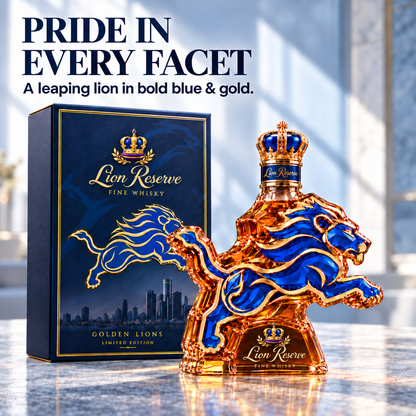 Lions Pride Collector s Bottle Sculpted Lion Design & Gift Box