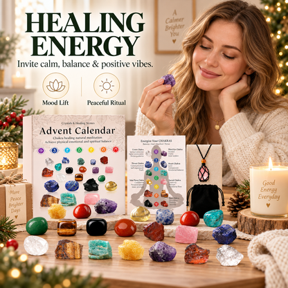 Crystal Advent Calendar - 24 Days Gemstone Gift Box