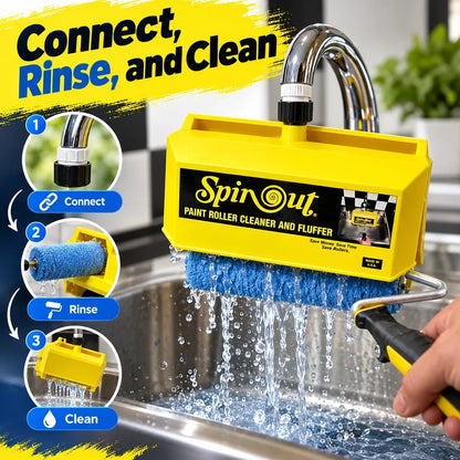 Paint Roller Cleaner with Hose &amp; Faucet Adapter