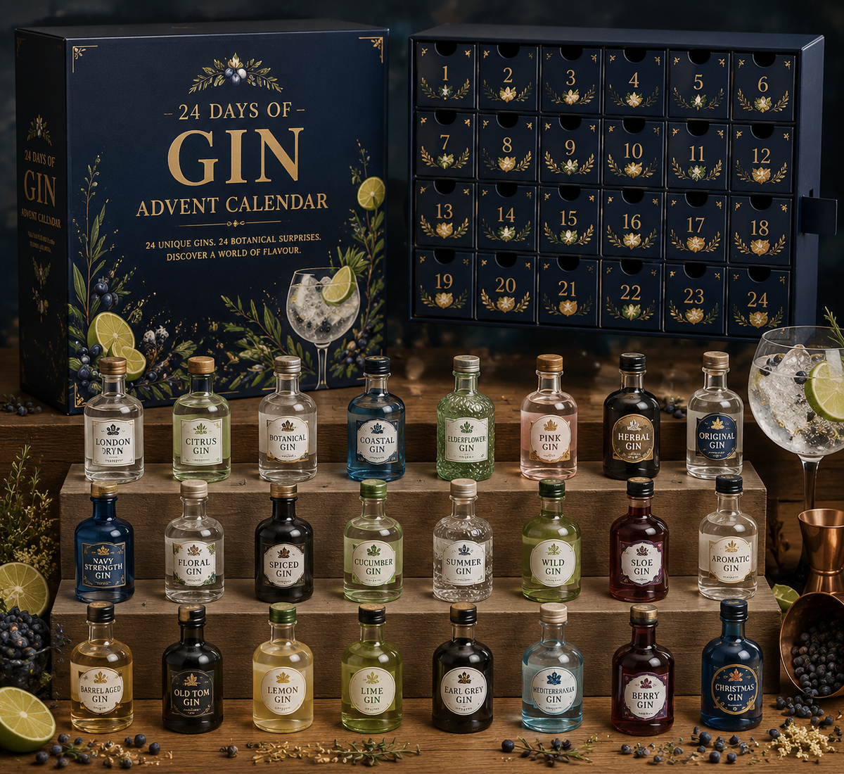 2026 Gin Blind Box 24 Days of Festive Miniature Surprises