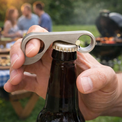 One-handed Bottle Opener