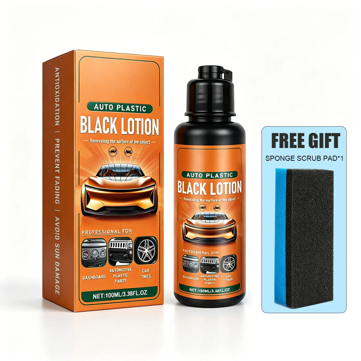 Car Plastic Restorer | Bring Faded Trim Back to Black