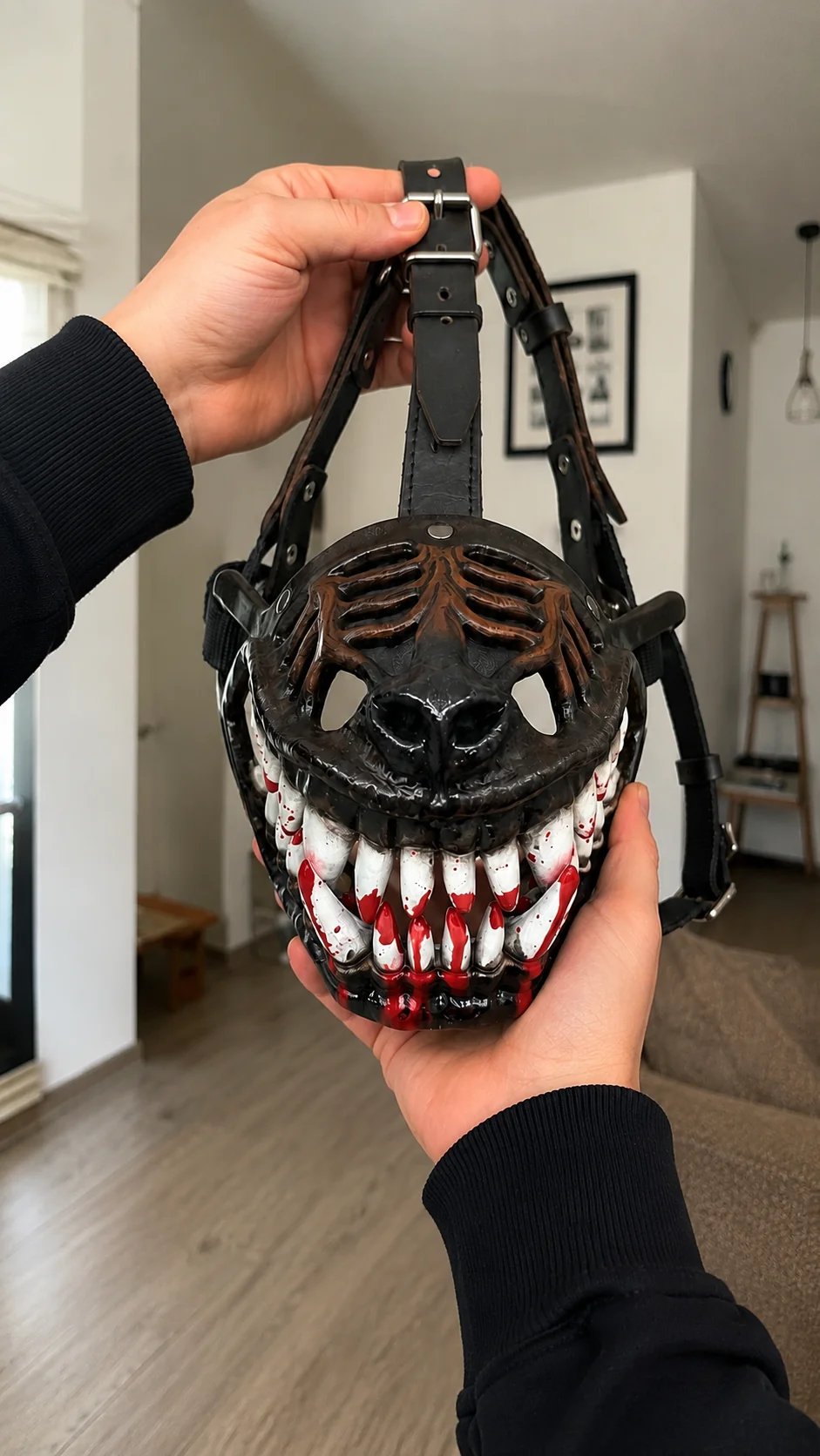 EARLY HALLOWEEN Hell Hound Monster Muzzle