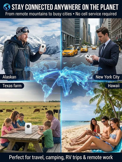 Boundless Portable Wi‑Fi | Global Coverage, Free for Life, No SIM, No Contract, No Hidden Costs