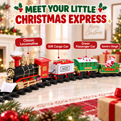 Christmas Magic Express Around-the-Tree Train Set