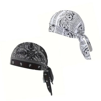 Paisley Cooling Headscarf Cap Set Stay Cool & Chic All Summer!
