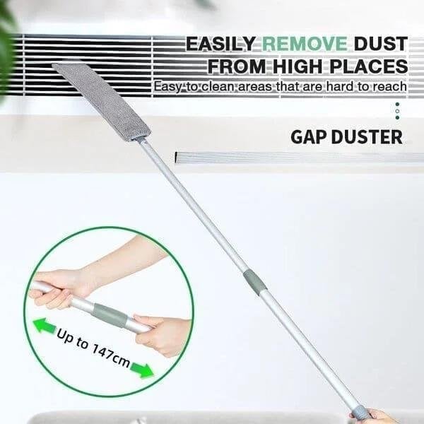 Retractable Gap Dust Cleaner With 3pcs Towels