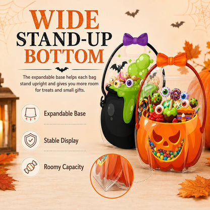 Halloween Bags Plastic Halloween Goodie Bags