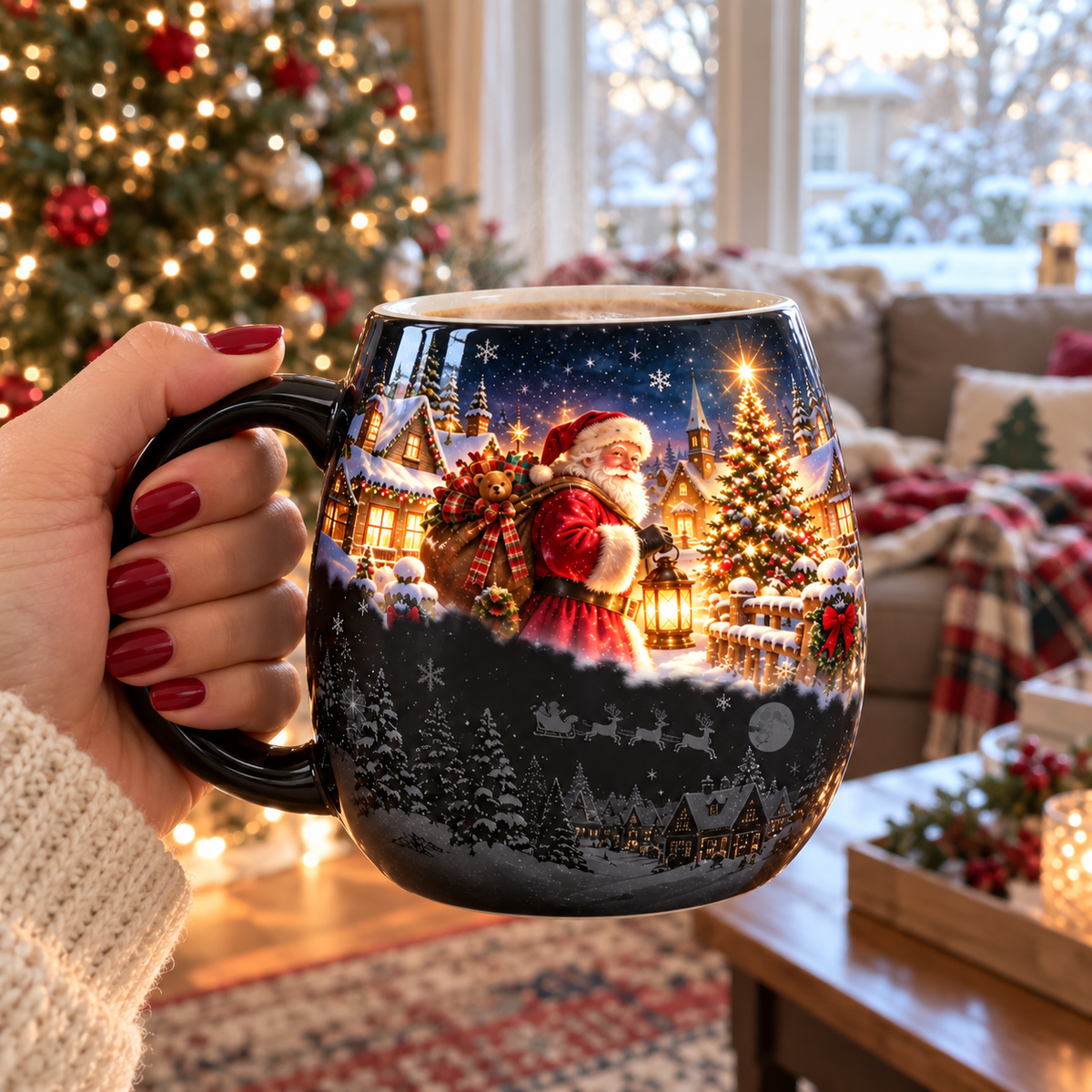 Christmas Magic Color-Changing Mug Heat Reveal Holiday Gift