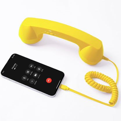 Retro Wired Telephone Handset for Smartphones | Vintage Style Phone Receiver