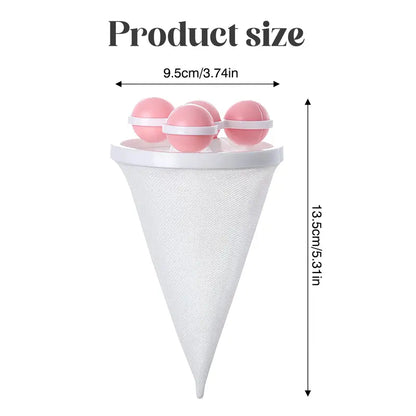 3 Counts Washing Machine Filter Bag