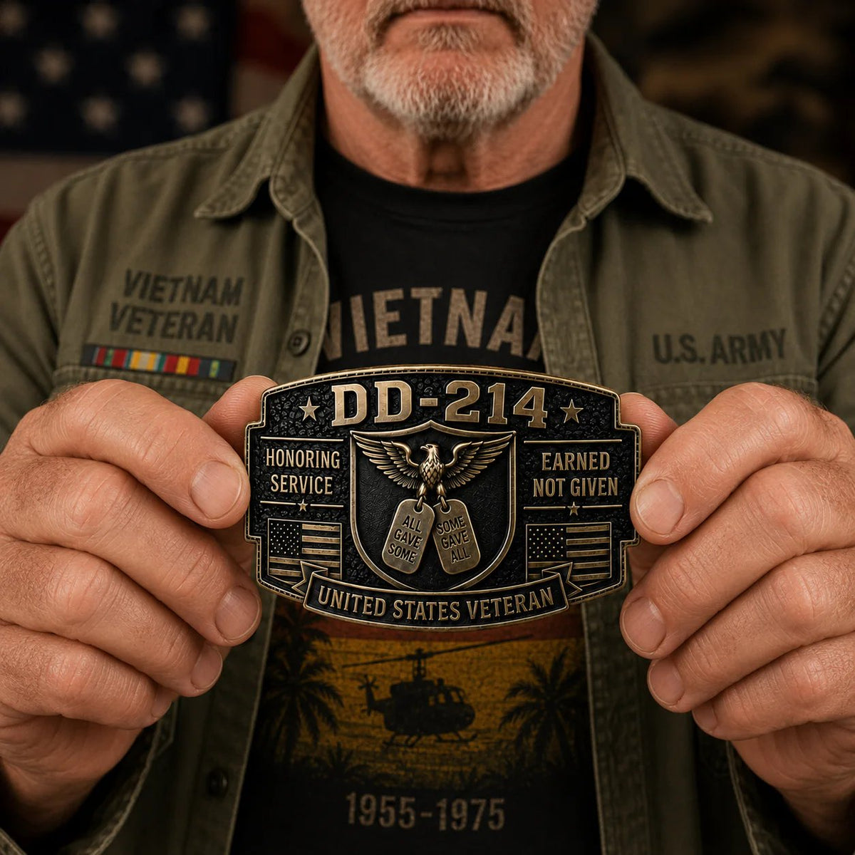 DD-214 Veteran Honor Belt Buckle ( 2026 Limited Edition)