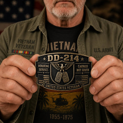 DD-214 Veteran Honor Belt Buckle ( 2026 Limited Edition)