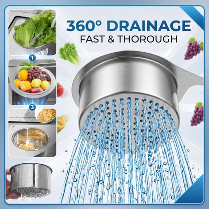 BUY 1 GET 1 FREE💧Stainless Steel Swan Sink Strainer Basket!!!🦢💧