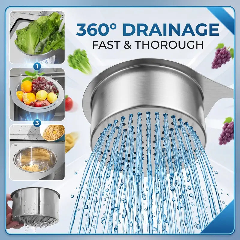 Stainless Steel Swan Sink Strainer