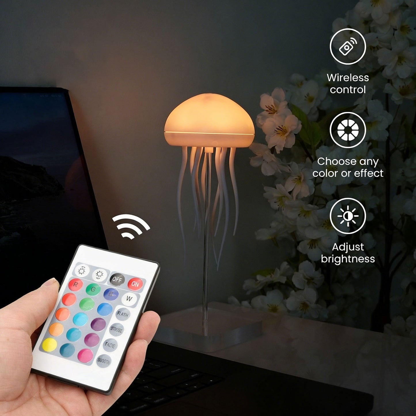 Floating Jellyfish Mood Lamp