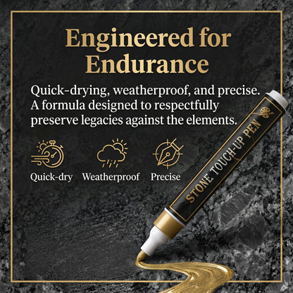 Gold Engraving Marker Restore Faded Inscriptions with Care